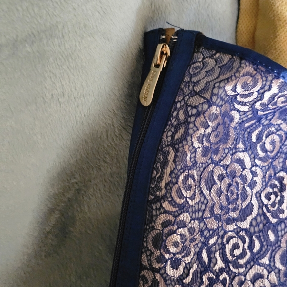 Cape Robbin Blue Patterned Over the Knee Boots - Picture 7 of 14